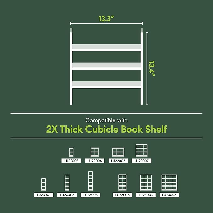 Furinno Cubicle Cube Insert, 3-Shelf Cube Organizer, Fits into Furinno Extra - Image 3