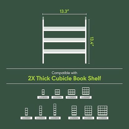 Furinno Cubicle Cube Insert, 3-Shelf Cube Organizer, Fits into Furinno Extra - Image 3