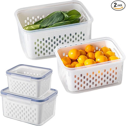 2-Pack Refrigerator Storage Containers by Unknown
