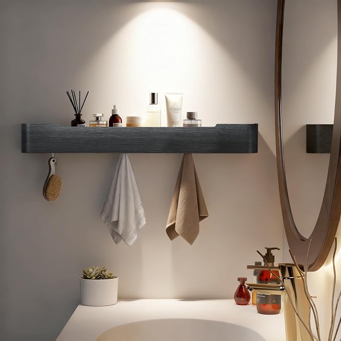 Wall Coat Rack Floating Shelves Modern Coat Rack Wall Mount - Image 7
