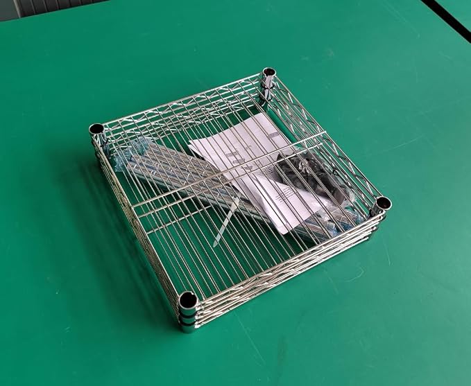 FOXHOLE 3-Tier Wire Shelving Rack Metal Storage Shelf Unit - Image 6
