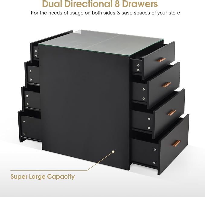 BarberPub Dual Directional Tool Cabinet, Barber Cabinet - Image 4