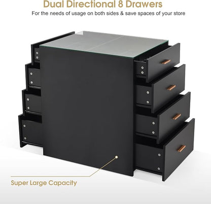 BarberPub Dual Directional Tool Cabinet, Barber Cabinet - Image 4