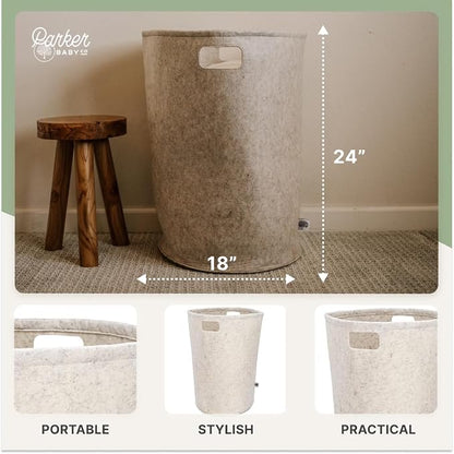 Parker Baby Co. Nursery Laundry Hamper - Image 4