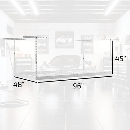 2-Pack 4 x 8 MonsterRax Overhead Garage Storage Rack, Ceiling Racks - Image 6