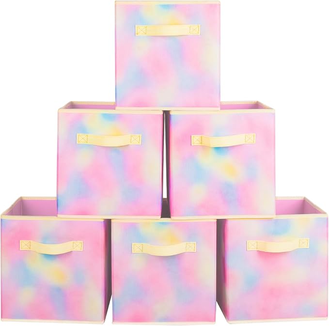 ShellKingdom Storage Bins, Foldable Fabric Storage Cubes And Cloth Storage by ShellKingdom