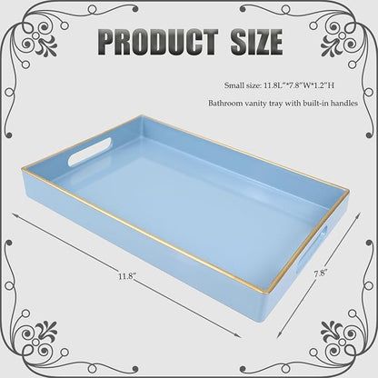 Spsyrine Blue Bathroom Vanity Tray - Image 2