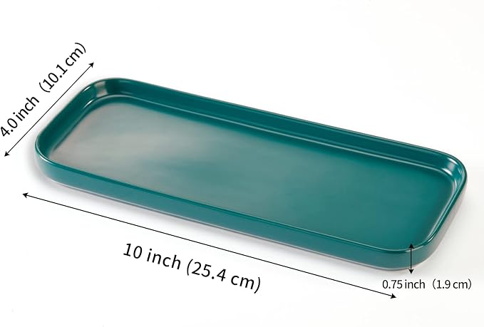 Ceramic Bathroom Tray, Kitchen Sink Organizer Tray, Cosmetics Holder - Image 5