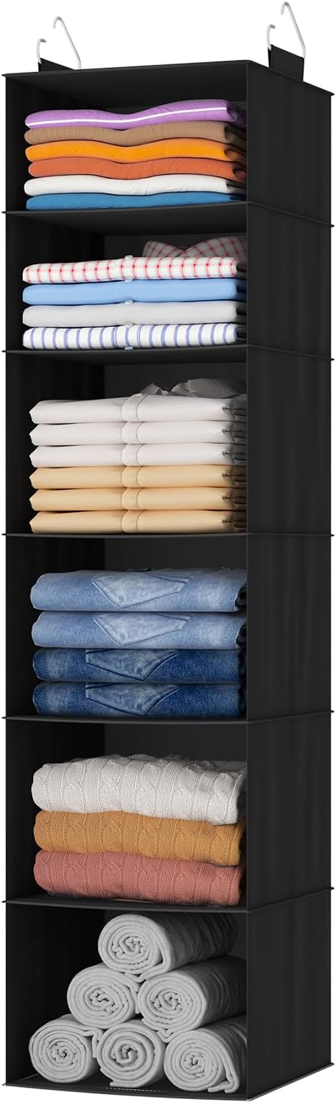 Lifewit 6 Tier Hanging Closet Organizer and Storage by Lifewit