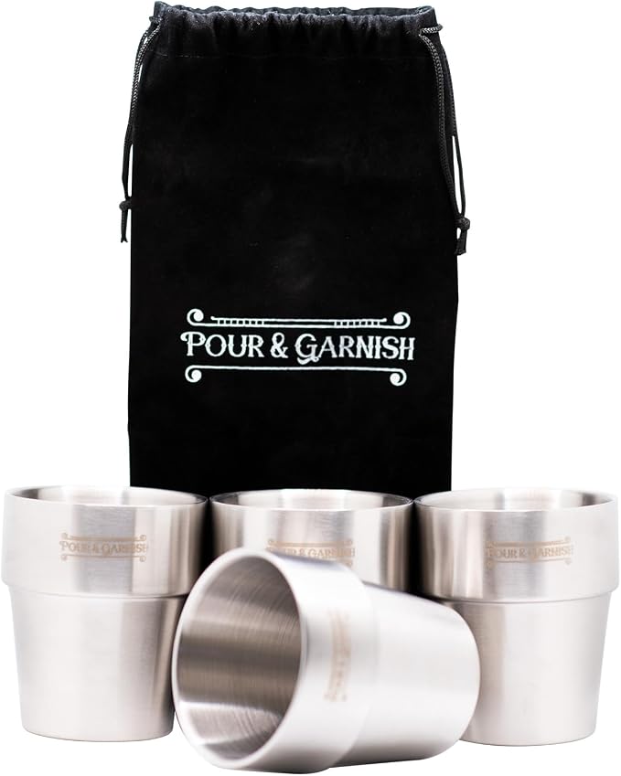 POUR & GARNISH Bourbon, Whiskey & Wine Double Bottle Travel Bag – Vegan Leather - Image 7