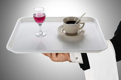 Eslite Rectangular Plastic Serving Trays, Fast Food Serving Cafeteria Trays - Image 5