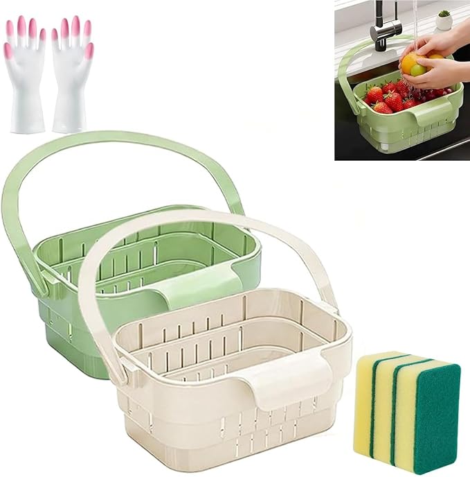 Foldable Hanging Sink Drain, No-Drill Hanging Drain Rack by Unknown