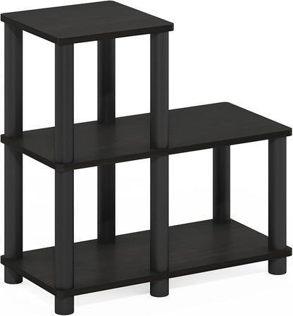 Furinno Turn-N-Tube Accent Decorative Shelf, Espresso/Black - Image 5