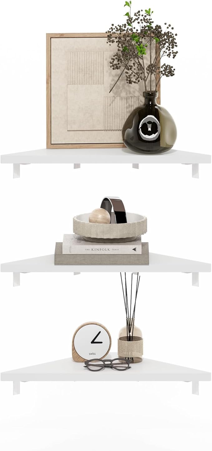 Furinno Rossi Triangle Floating Shelves by Furinno-FitsYourSpaceFitsYourBudget