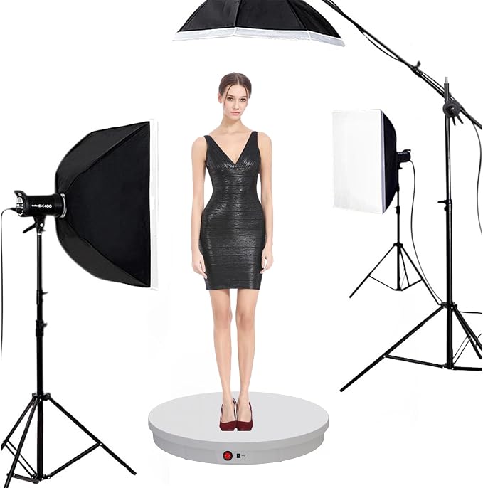 JAYEGT Motorized Rotating Display Stand, 350Lbs Load，360 Degree Electric - Image 2
