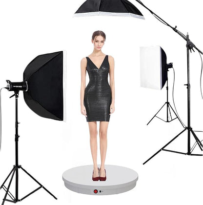 JAYEGT Motorized Rotating Display Stand, 350Lbs Load，360 Degree Electric - Image 2