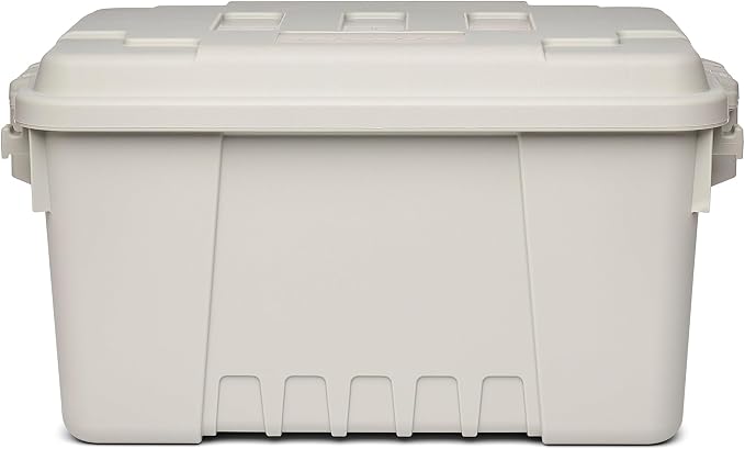 14 Gallon Sportsman's Storage Trunk, Lockable Weather Resistant Plastic Box - Image 2