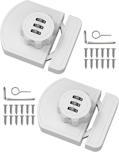 180 Degree Combination Cabinet Lock, Keyless 3 Digit Password Lock, Anti Pry by BiceNoning
