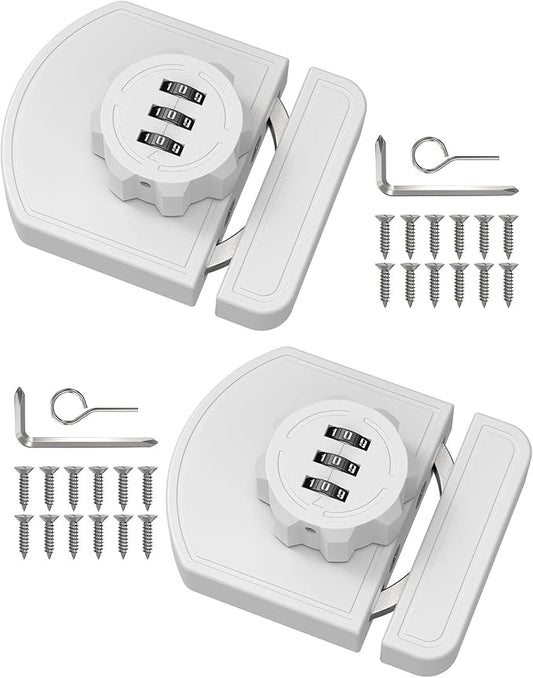 180 Degree Combination Cabinet Lock, Keyless 3 Digit Password Lock, Anti Pry by BiceNoning