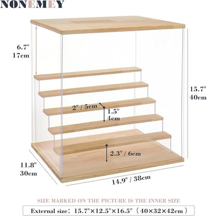 NONEMEY Clear Acrylic Display Case Stand - Image 6
