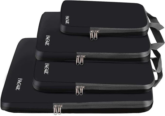 BAGAIL 4 Set/6 Set/8 Set Compression Packing Cubes Travel Accessories by BAGAIL
