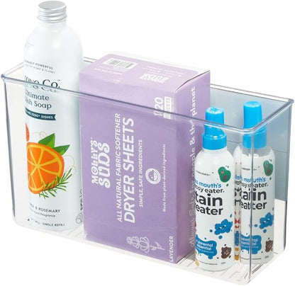 iDesign Magnetic Large Clear Plastic Organizer Bins by iDesign