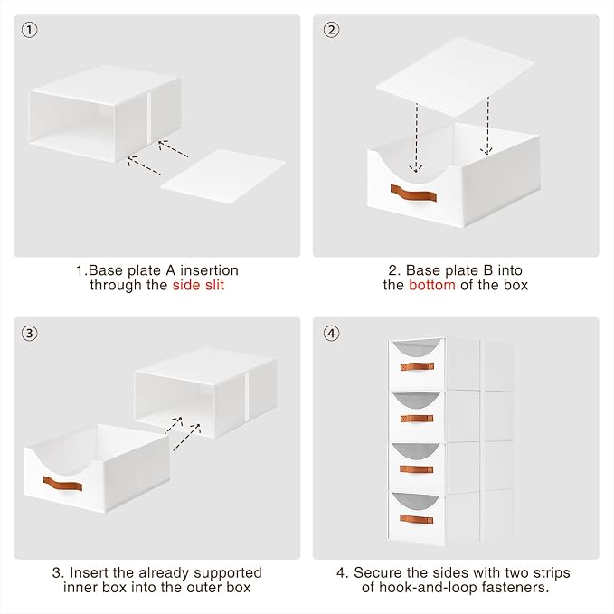 Homsorout Stackable Storage Drawers - Image 6