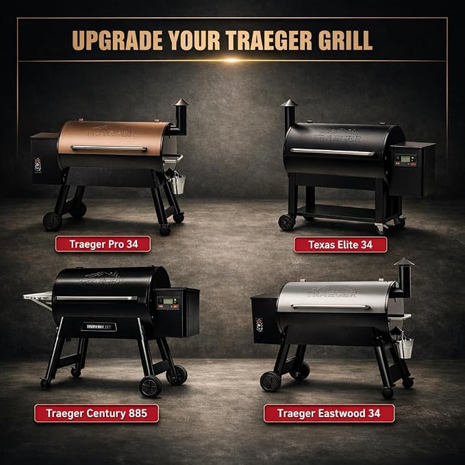 QuliMetal Folding Front Shelf for Traeger Pro 34, Texas Elite 34, Century 885 - Image 3