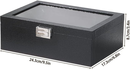 Bracelet Display Holder with Clear Lid, Jewelry Storage Organizer Box Case with - Image 7