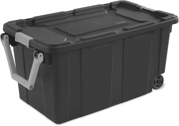Extra Large Storage Bin, 40 Gallon Wheeled Plastic Storage Container - Image 2