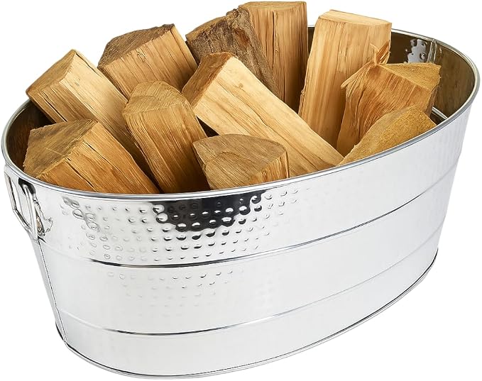 BREKX 25-Quart Tub for Firewood Storage Rack Log Holder - Image 8