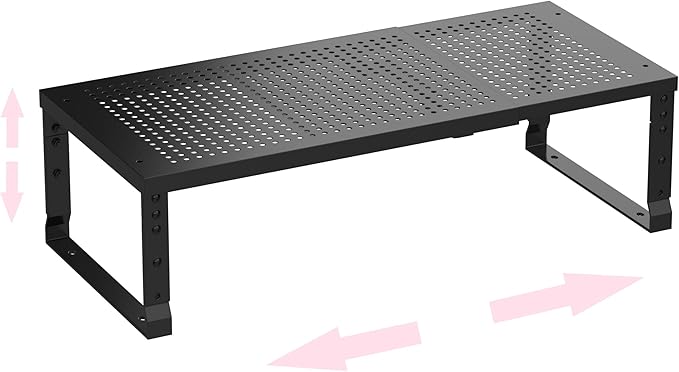Metal Stackable Expandable Storage Shelf by HOMEPAGE