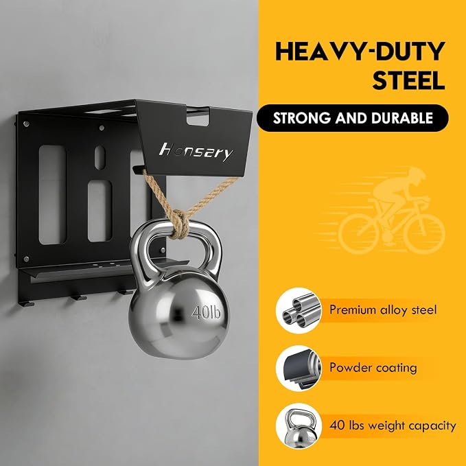 Wall Bike Rack, Bike Storage Wall Mount System - Image 3