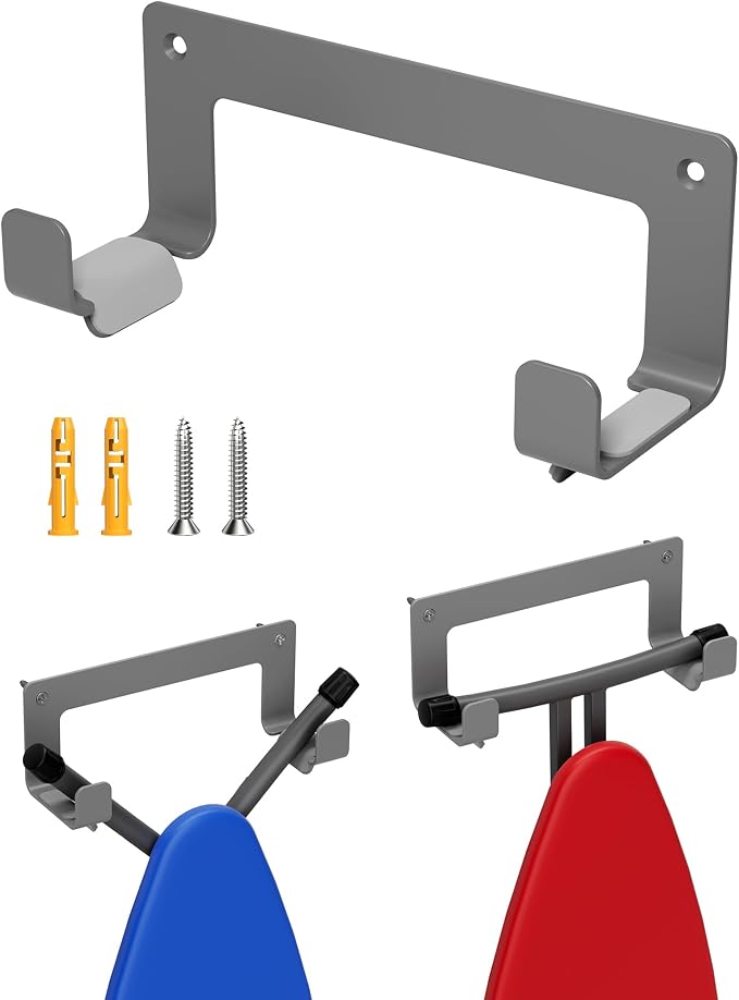 Ironing Board Hanger Wall Mount Stainless Steel, Y T Leg Ironing Board Holder by MUSVOH