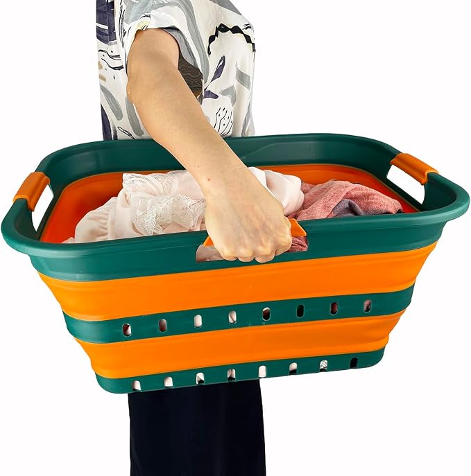 SAMMART 42L Collapsible Plastic Laundry Basket - Image 7