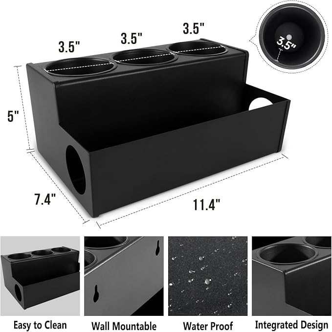Hair Tool Holder Stainless: Wall Mounted Organizer - Image 4