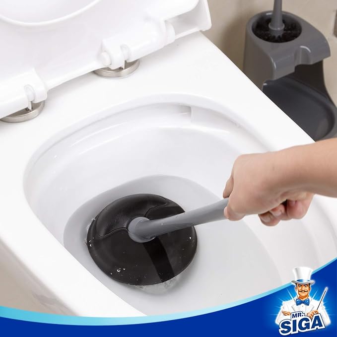 MR.SIGA Toilet Plunger and Bowl Brush Combo - Image 4