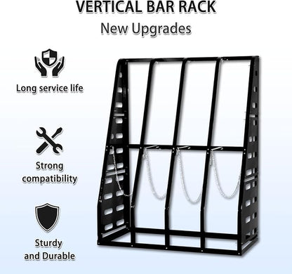 Steel Vertical Long Parts Storage Rack, Lumber Storage Rack 1500 LBS Capacity - Image 2
