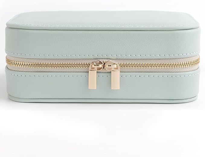 Genuine Leather Travel Jewelry Organizer Case - Image 3