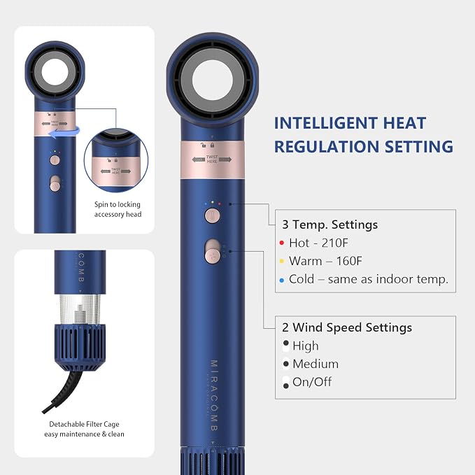 Hair Dryer Brush Professional Hair Multi-Stylers - Image 6