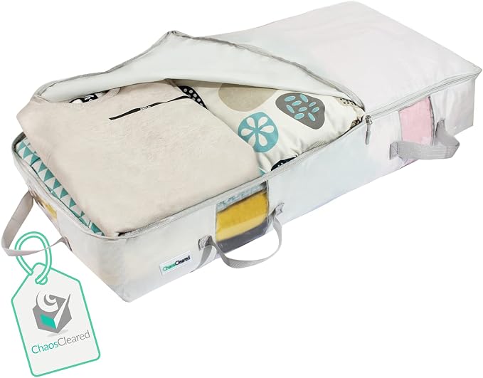 Under Bed Storage Containers for Toys, Shoes etc. Underbed Organizer Bag that by ChaosCleared