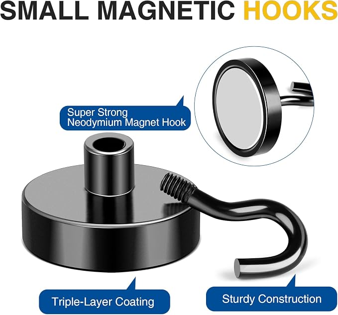 E BAVITE Magnetic Hooks, 50 LB Heavy Duty Magnet - Image 5
