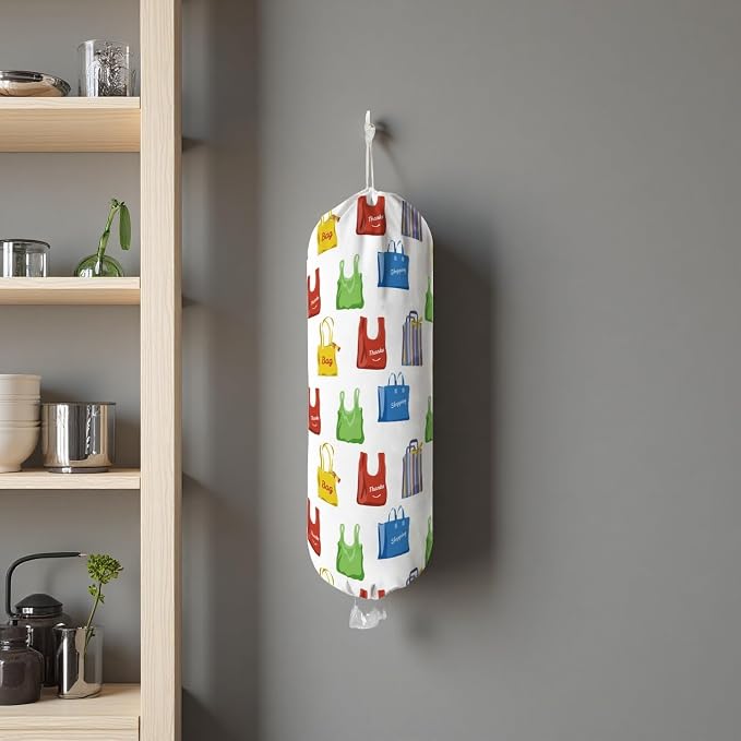 Plastic Bag Holder Wall Mount Grocery Bag Holder - Image 4