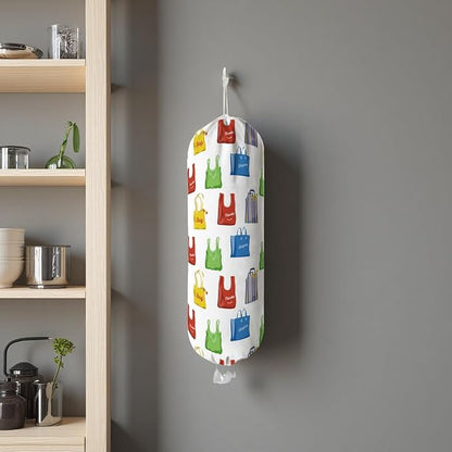 Plastic Bag Holder Wall Mount Grocery Bag Holder - Image 4