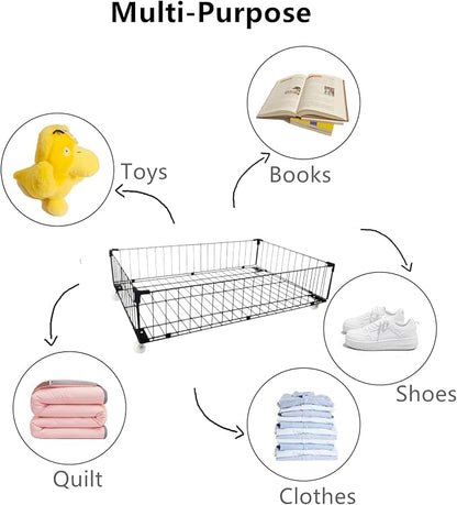 4 Pack Larger Under Bed Storage - Image 7