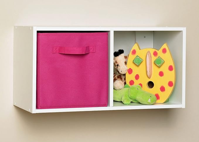 ClosetMaid Cubeicals 2 Cube Storage Shelf Organizer Bookshelf, Stackable or - Image 11