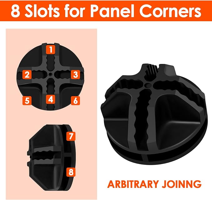 32 Pcs Plastic Wire Cube Connectors 1.42" OD and 0.16" ID Storage Cube - Image 4
