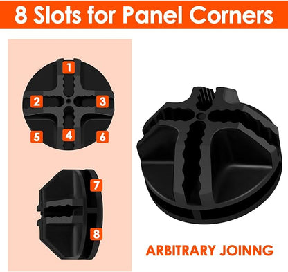 32 Pcs Plastic Wire Cube Connectors 1.42" OD and 0.16" ID Storage Cube - Image 4