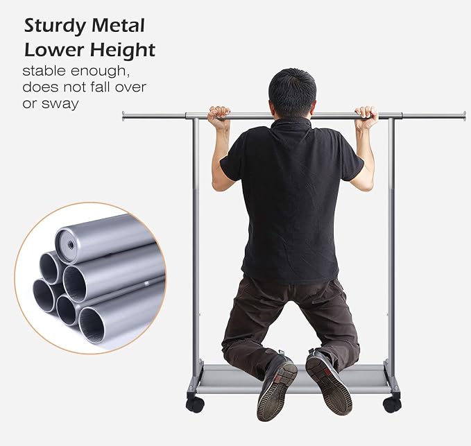 MISSLO Short Clothing Racks for Hanging Clothes - Image 6