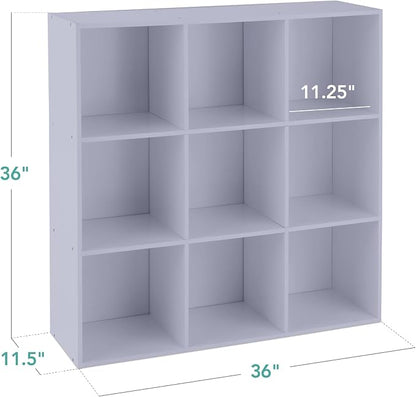 Best Choice Products Kids Bookcase 9-Cube Storage Organizer, 11in Shelf Opening - Image 2
